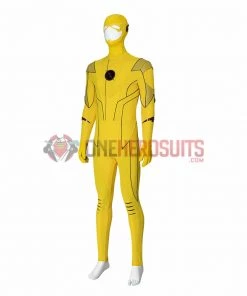 OneHeroSuits Reverse-Flash Cosplay Costumes The Flash S8 Yellow Cosplay Suits