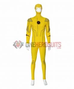 OneHeroSuits Reverse-Flash Cosplay Costumes The Flash S8 Yellow Cosplay Suits