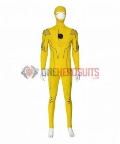 OneHeroSuits Reverse-Flash Cosplay Costumes The Flash S8 Yellow Cosplay Suits