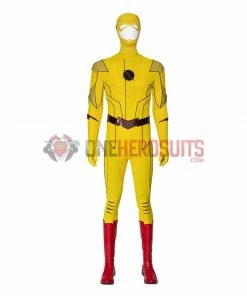 OneHeroSuits Reverse-Flash Cosplay Costumes The Flash S8 Yellow Cosplay Suits