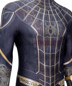 OneHeroSuits Spiderman 3 Cosplay Costumes Spiderman No Way Home Black Gold Suits