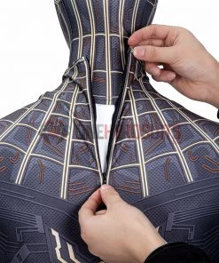 OneHeroSuits Spiderman 3 Cosplay Costumes Spiderman No Way Home Black Gold Suits