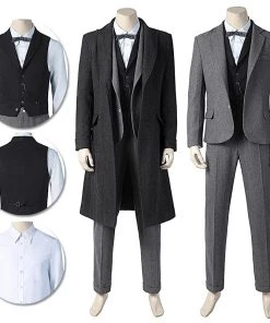 OneHeroSuits Fantastic Beasts 3 Newt Scamander Cosplay Costume The Secrets Of Dumbledore Suits Costumes