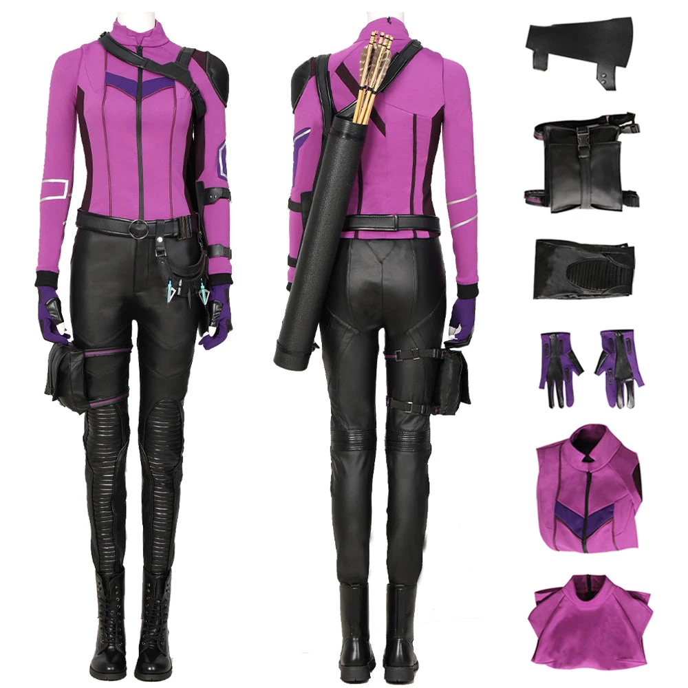 OneHeroSuits Female Hawkeye Cosplay Costumes Kate Bishop Top Level Suits 1 OneHeroSuits Female Hawkeye Cosplay Costumes Kate Bishop Top Level Suits