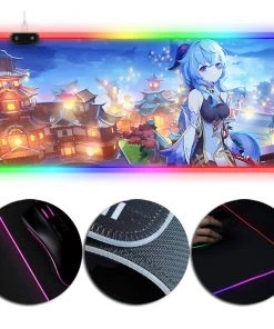 OneHeroSuits Genshin Impact Ganyu RGB Lighting Gaming Mouse Pad