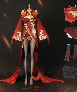 OneHeroSuits Genshin Impact Indarias Fire Yakshas Cosplay Costumes
