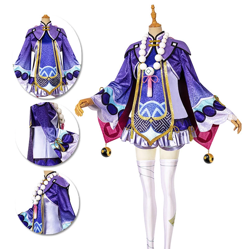 Genshin Impact Qiqi Cosplay Costume OneHeroSuits Costumes 1 Genshin Impact Qiqi Cosplay Costume OneHeroSuits Costumes