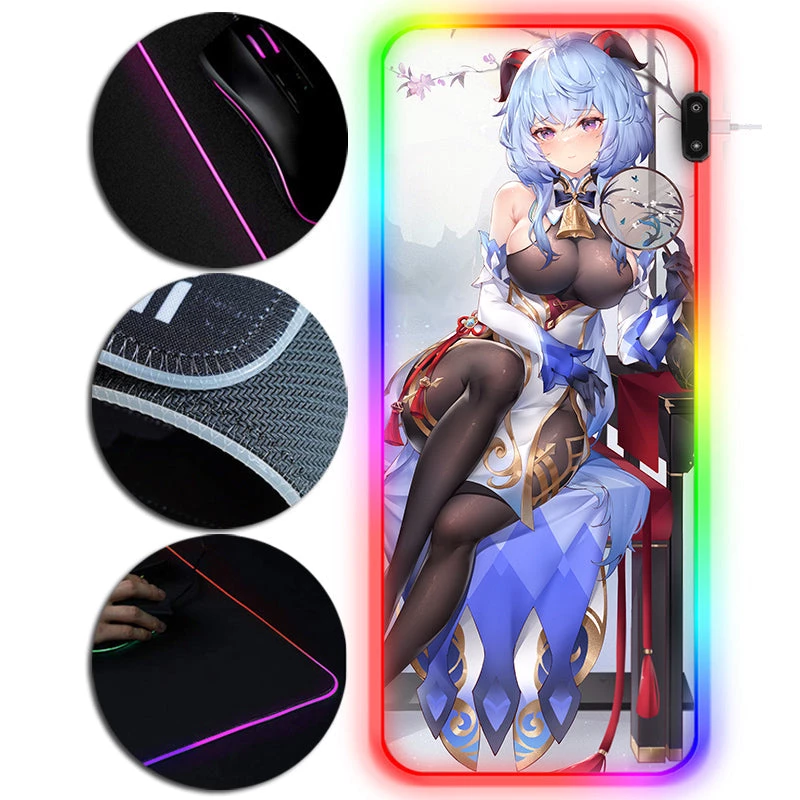OneHeroSuits Genshin Impact Ganyu Mouse Pad 甘雨 Edition RGB 1 OneHeroSuits Genshin Impact Ganyu Mouse Pad 甘雨 Edition RGB