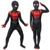 OneHeroSuits Zentai/Jumpsuit Gift For Boys Miles Morales Black Spider-man Cosplay Suit HQ Printed Costumes