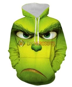 OneHeroSuits Grinch Hoodies How The Grinch Stole Christmas Creative Hooded Sweatshirt