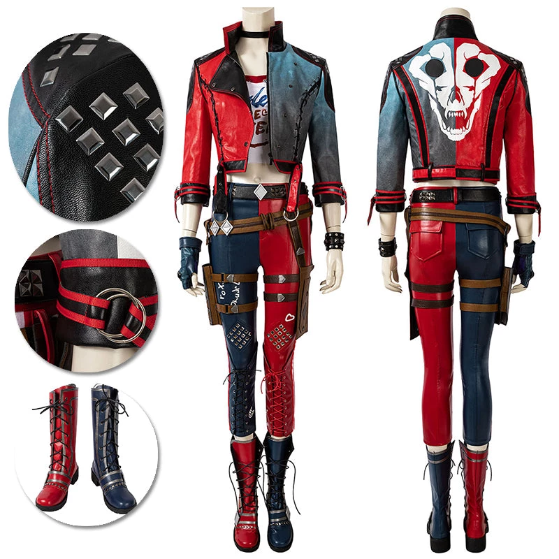OneHeroSuits Costumes Harley Quinn Cosplay Costume Kill The Justice League Harley Quinn Suit 1 OneHeroSuits Costumes Harley Quinn Cosplay Costume Kill The Justice League Harley Quinn Suit