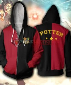 OneHeroSuits Harry Potter Hoodies Hogwarts School Of Witchcraft And Wizardry Cosplay Hooded Sweatshirt