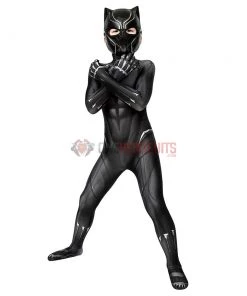OneHeroSuits Expert-level Cosplay Bodysuit & Zentai Christmas Gifts For Kids Black Panther Cosplay Costume Children Black Panther BodySuit 18 OneHeroSuits Expert-level Cosplay Bodysuit & Zentai Christmas Gifts For Kids Black Panther Cosplay Costume Children Black Panther BodySuit