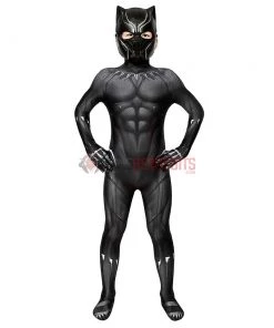 OneHeroSuits Expert-level Cosplay Bodysuit & Zentai Christmas Gifts For Kids Black Panther Cosplay Costume Children Black Panther BodySuit 19 OneHeroSuits Expert-level Cosplay Bodysuit & Zentai Christmas Gifts For Kids Black Panther Cosplay Costume Children Black Panther BodySuit