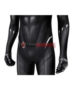OneHeroSuits Expert-level Cosplay Bodysuit & Zentai Black Panther Cosplay Suit Spandex Black Panther Costume Detail Printed