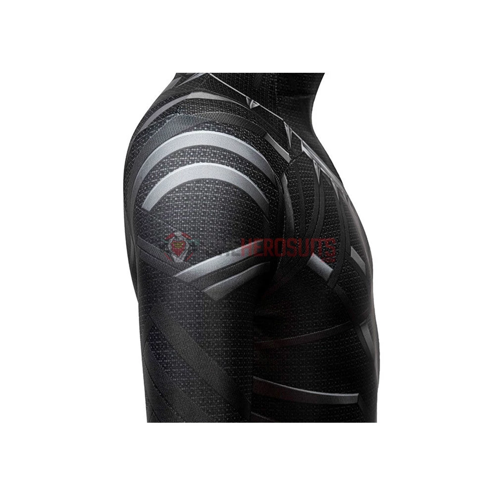 OneHeroSuits Gift For Boys Black Panther Cosplay Suit HQ Printed Costumes Expert-level Cosplay Bodysuit & Zentai 14 OneHeroSuits Gift For Boys Black Panther Cosplay Suit HQ Printed Costumes Expert-level Cosplay Bodysuit & Zentai