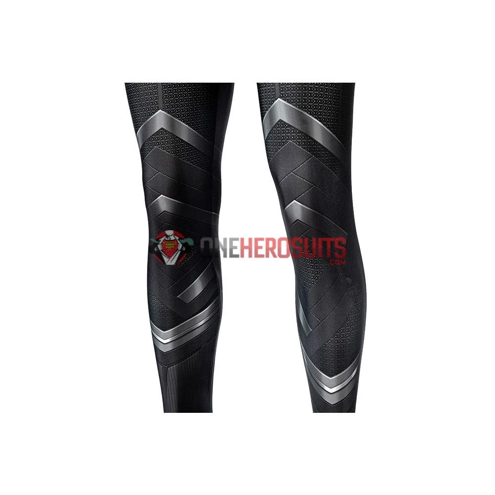 OneHeroSuits Black Panther Cosplay Costume Detail Printed Spandex Suit Expert-level Cosplay Bodysuit & Zentai 8 OneHeroSuits Black Panther Cosplay Costume Detail Printed Spandex Suit Expert-level Cosplay Bodysuit & Zentai