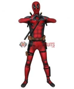 OneHeroSuits Deadpool Suit 3D Printed Spandex Deadpool Red Cosplay Costume Expert-level Cosplay Bodysuit & Zentai