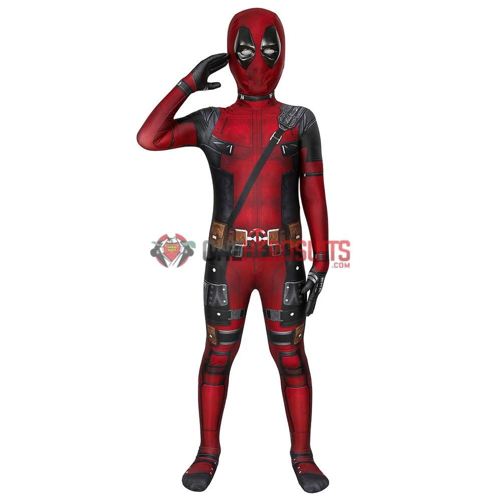 OneHeroSuits Expert-level Cosplay Bodysuit & Zentai Kids Deadpool Cosplay Suit 3D Printed Spandex Deadpool Suit For Children 7 OneHeroSuits Expert-level Cosplay Bodysuit & Zentai Kids Deadpool Cosplay Suit 3D Printed Spandex Deadpool Suit For Children