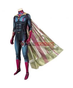 OneHeroSuits Vision Cosplay Costume The Wanda Vision Detail Printed Edition