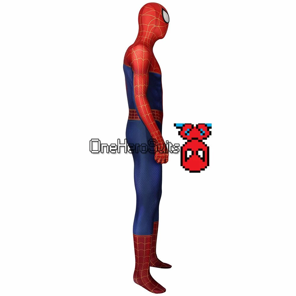 OneHeroSuits Spider-Man Into The Spider-Verse Peter Parker Cosplay Costume 3D Printed Zentai 4 OneHeroSuits Spider-Man Into The Spider-Verse Peter Parker Cosplay Costume 3D Printed Zentai