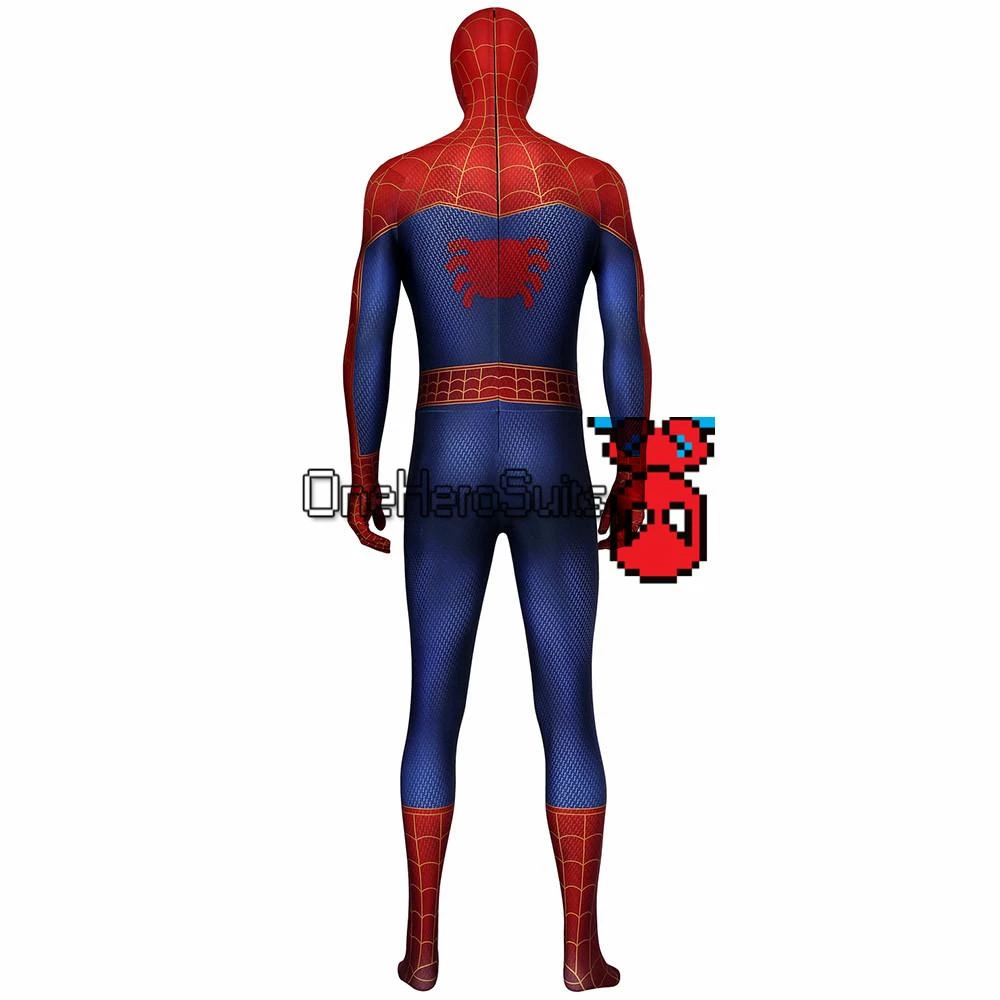 OneHeroSuits Spider-Man Into The Spider-Verse Peter Parker Cosplay Costume 3D Printed Zentai 5 OneHeroSuits Spider-Man Into The Spider-Verse Peter Parker Cosplay Costume 3D Printed Zentai