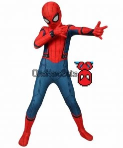 OneHeroSuits Christmas Gifts For Kids Spider-man Cosplay Costume Children Spiderman BodySuit