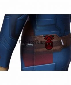 OneHeroSuits Christmas Gifts For Kids Captain America Endgame Cosplay Costume Children Spandex Cosplay Suit