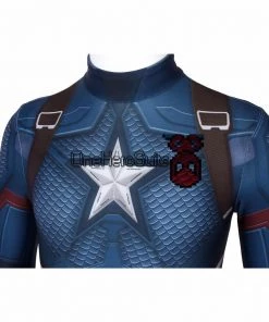OneHeroSuits Christmas Gifts For Kids Captain America Endgame Cosplay Costume Children Spandex Cosplay Suit