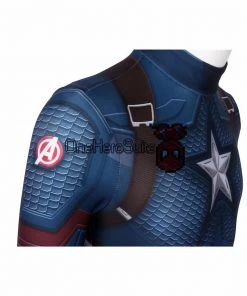 OneHeroSuits Christmas Gifts For Kids Captain America Endgame Cosplay Costume Children Spandex Cosplay Suit
