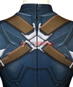 OneHeroSuits Captain America Suits For Kids Detail Printed Cosplay Costume For Halloween 25 OneHeroSuits Captain America Suits For Kids Detail Printed Cosplay Costume For Halloween