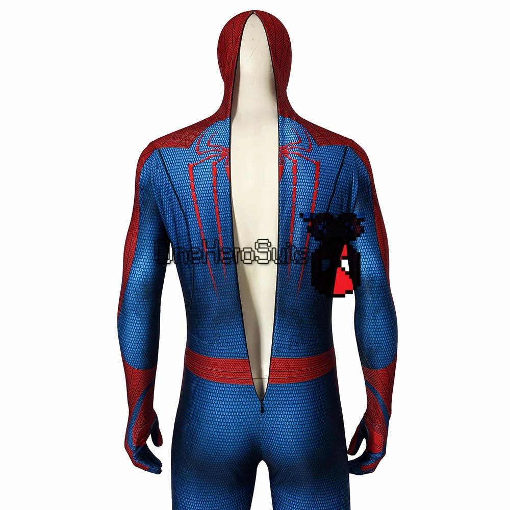 OneHeroSuits The Amazing Spider-Man Cosplay Costume Peter Parker HD Printed Zentai Zentai/Jumpsuit 12 OneHeroSuits The Amazing Spider-Man Cosplay Costume Peter Parker HD Printed Zentai Zentai/Jumpsuit