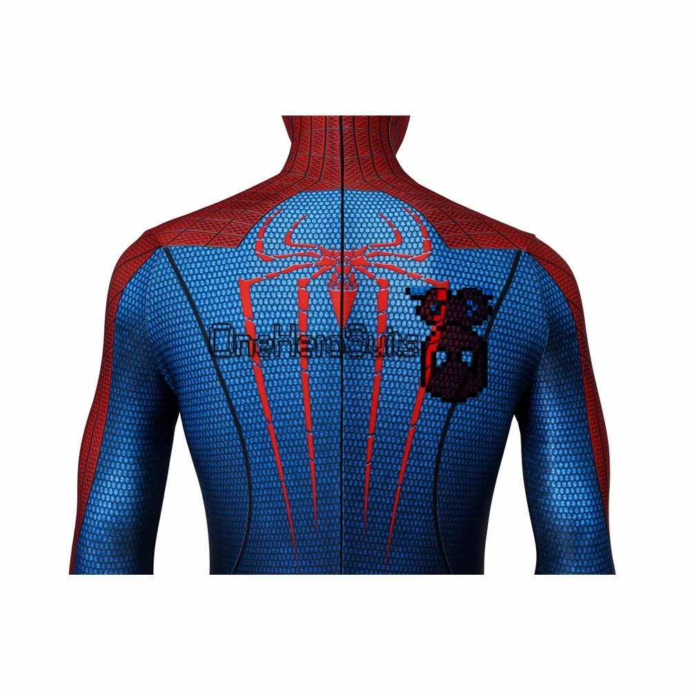 OneHeroSuits The Amazing Spider-Man Cosplay Costume Peter Parker HD Printed Zentai Zentai/Jumpsuit 10 OneHeroSuits The Amazing Spider-Man Cosplay Costume Peter Parker HD Printed Zentai Zentai/Jumpsuit