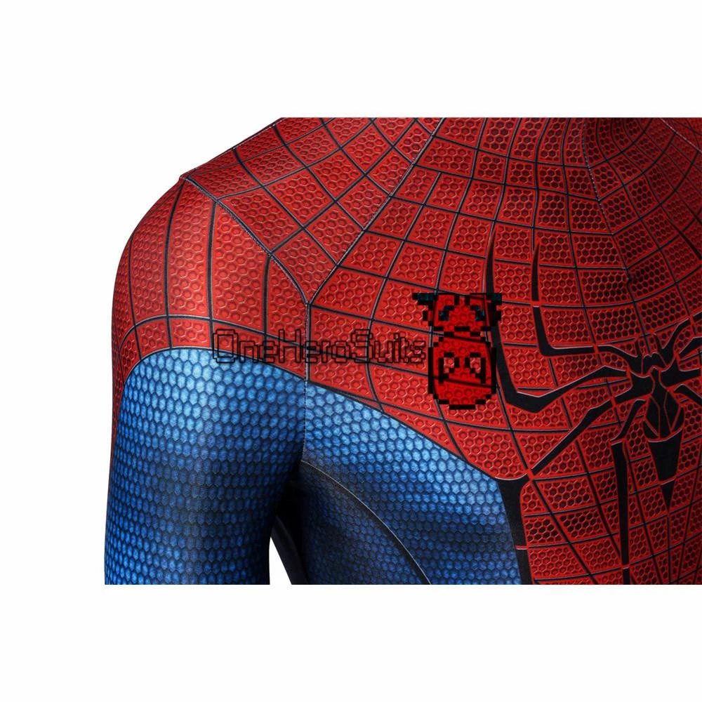 OneHeroSuits The Amazing Spider-Man Cosplay Costume Peter Parker HD Printed Zentai Zentai/Jumpsuit 8 OneHeroSuits The Amazing Spider-Man Cosplay Costume Peter Parker HD Printed Zentai Zentai/Jumpsuit