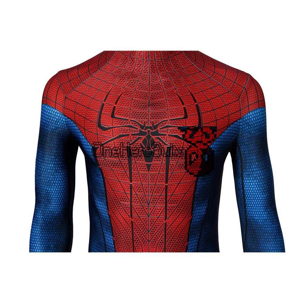 OneHeroSuits The Amazing Spider-Man Cosplay Costume Peter Parker HD Printed Zentai Zentai/Jumpsuit 7 OneHeroSuits The Amazing Spider-Man Cosplay Costume Peter Parker HD Printed Zentai Zentai/Jumpsuit
