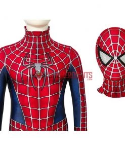 OneHeroSuits Kids Spider-man Cosplay Suit Spandex Tobey Maguire Suit Printed Edition