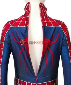 OneHeroSuits Kids Spider-man Cosplay Suit Spandex Tobey Maguire Suit Printed Edition