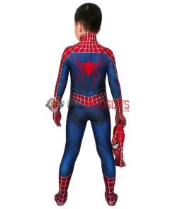 OneHeroSuits Kids Spider-man Cosplay Suit Spandex Tobey Maguire Suit Printed Edition