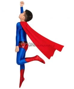 OneHeroSuits Expert-level Cosplay Bodysuit & Zentai Kids SuperMan Cosplay Suit Children Halloween Costume