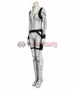 1herosuits Natasha Romanoff Spandex White Cosplay Costumes Black Widow 3D Printed Cosplay Suit