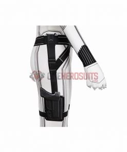 1herosuits Natasha Romanoff Spandex White Cosplay Costumes Black Widow 3D Printed Cosplay Suit