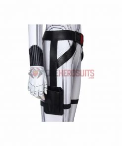 OneHeroSuits Black Widow Natasha Romanoff Cosplay Costumes White 3D Printed Cosplay Suit