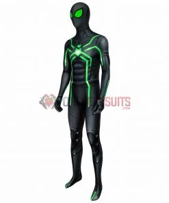 OneHeroSuits Spider-man Spandex Suit PS4 Stealth Big Time Green Bodysuit