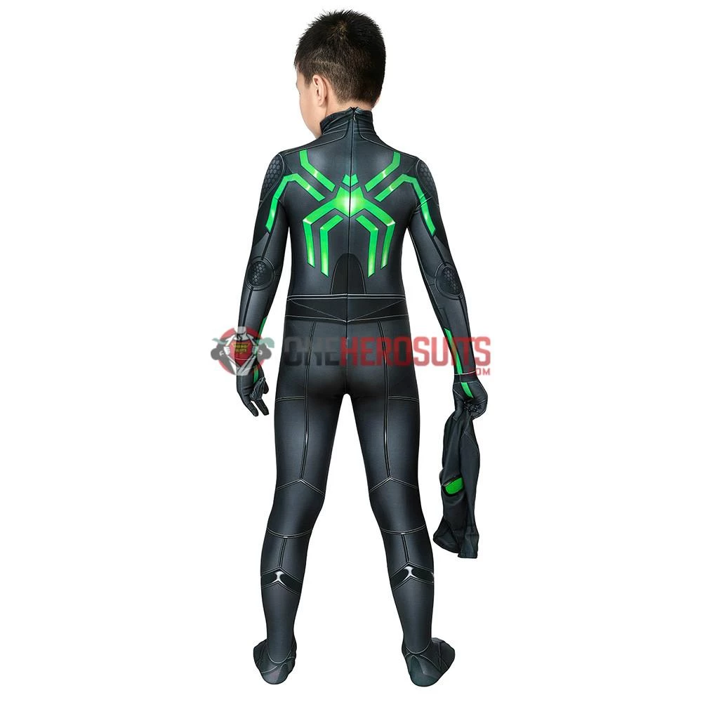 OneHeroSuits Zentai/Jumpsuit Spider-man Big Time Suit For Kids Halloween Costume For Children 17 OneHeroSuits Zentai/Jumpsuit Spider-man Big Time Suit For Kids Halloween Costume For Children