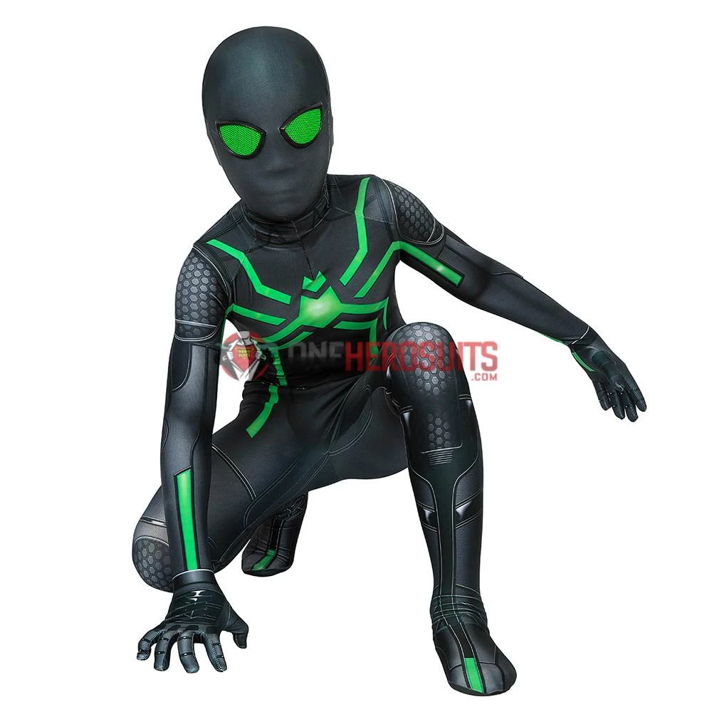 OneHeroSuits Zentai/Jumpsuit Spider-man Big Time Suit For Kids Halloween Costume For Children 5 OneHeroSuits Zentai/Jumpsuit Spider-man Big Time Suit For Kids Halloween Costume For Children