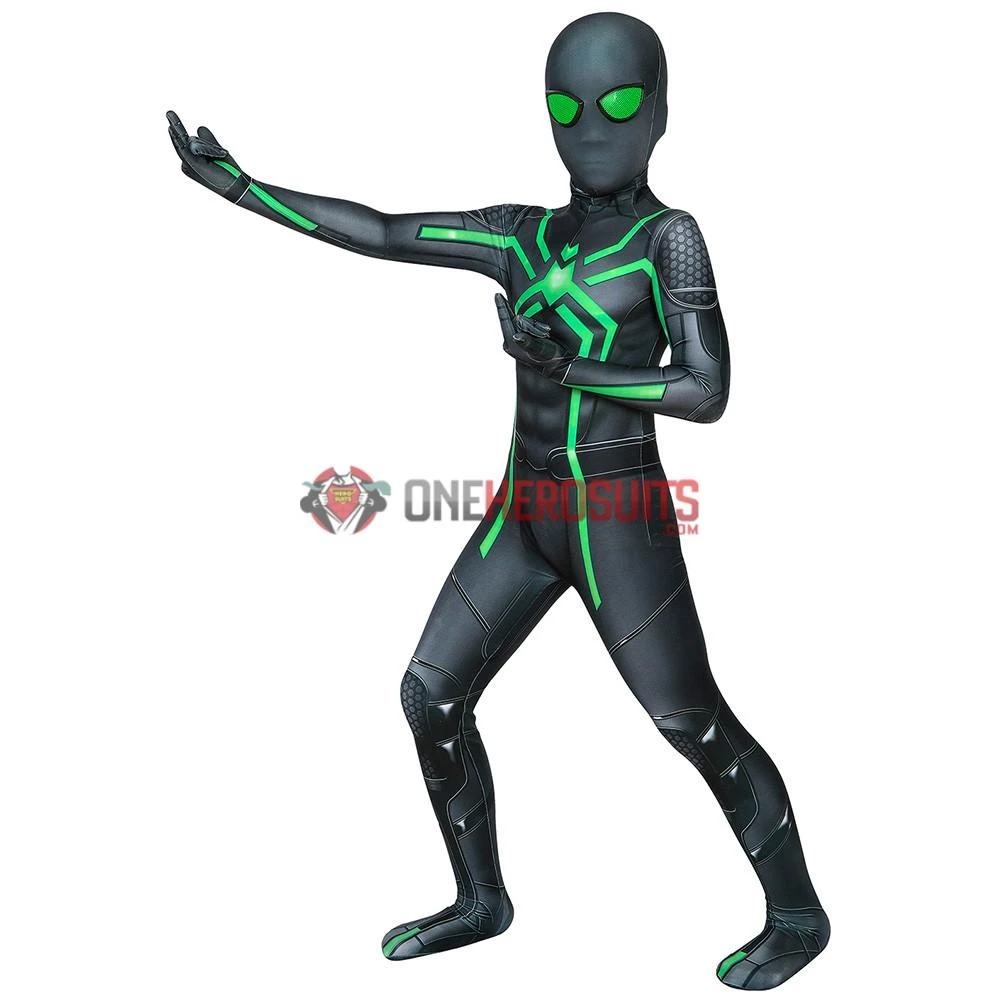OneHeroSuits Zentai/Jumpsuit Spider-man Big Time Suit For Kids Halloween Costume For Children 6 OneHeroSuits Zentai/Jumpsuit Spider-man Big Time Suit For Kids Halloween Costume For Children
