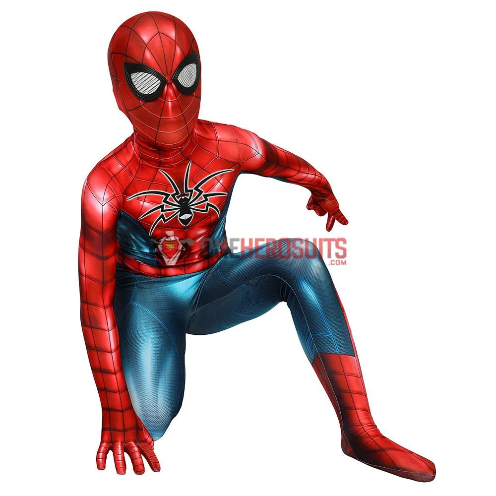 OneHeroSuits Kids Spider-man Cosplay Suit Spider-Armor MK IV HQ Printed Edition 7 OneHeroSuits Kids Spider-man Cosplay Suit Spider-Armor MK IV HQ Printed Edition
