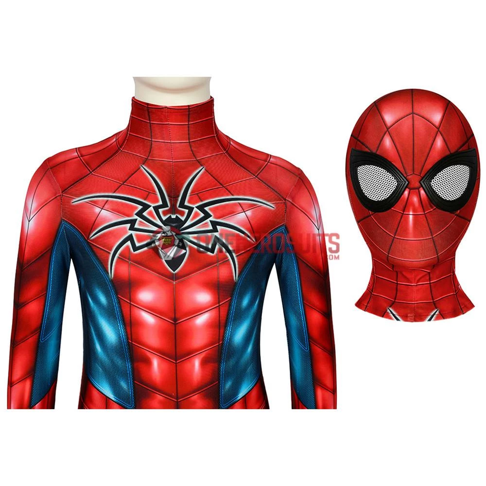 OneHeroSuits Kids Spider-man Cosplay Suit Spider-Armor MK IV HQ Printed Edition 10 OneHeroSuits Kids Spider-man Cosplay Suit Spider-Armor MK IV HQ Printed Edition