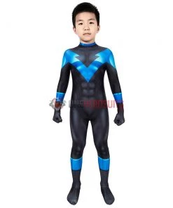 OneHeroSuits Expert-level Cosplay Bodysuit & Zentai Kids Nightwing Cosplay Suit Creative Gifts For Children