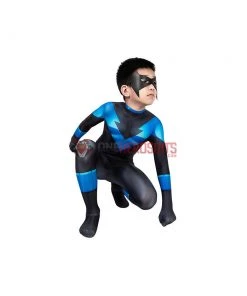 OneHeroSuits Expert-level Cosplay Bodysuit & Zentai Kids Nightwing Cosplay Suit Creative Gifts For Children